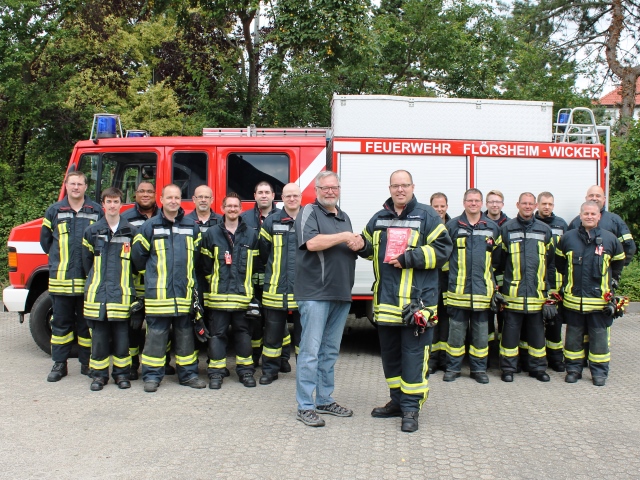 500. Mitglied - Freude bei der Einsatzabteilung