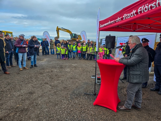 Spatenstich Neubau Feuerwehrhaus Wicker
