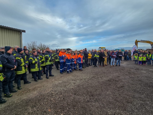 Spatenstich Neubau Feuerwehrhaus Wicker