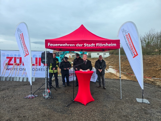 Spatenstich Neubau Feuerwehrhaus Wicker