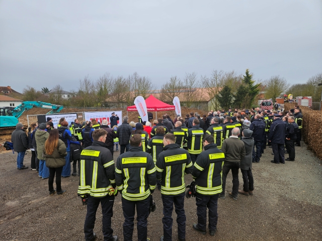 Spatenstich Neubau Feuerwehrhaus Wicker