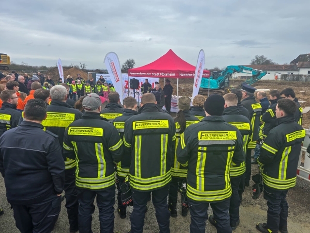 Spatenstich Neubau Feuerwehrhaus Wicker