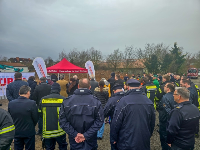 Spatenstich Neubau Feuerwehrhaus Wicker