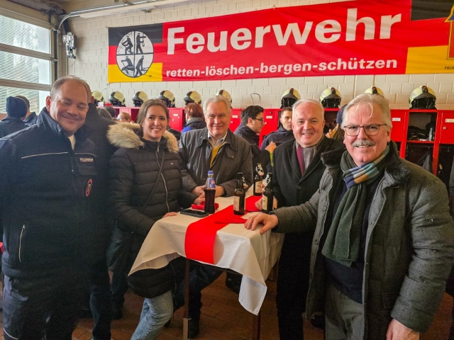 Spatenstich Neubau Feuerwehrhaus Wicker