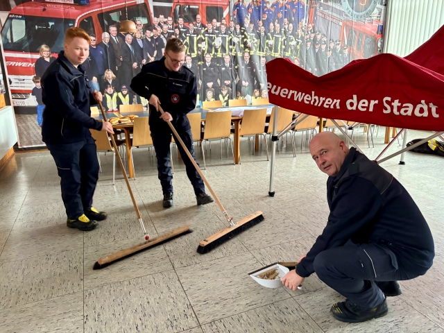 Spatenstich Neubau Feuerwehrhaus Wicker